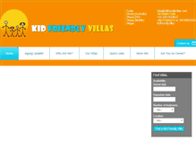 Tablet Screenshot of kidfriendlyvillas.com